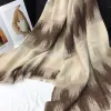 New order style scarves wholesale e-commerce live streaming, small stock in stock, bright silk graffiti check pattern supply chain details Picture